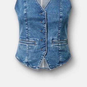Torrid Blue Denim Vest